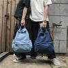 Blue Denim Backpack