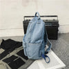 Blue Denim Backpack