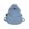 Blue Denim Backpack