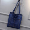 Blue Denim Tote Bag