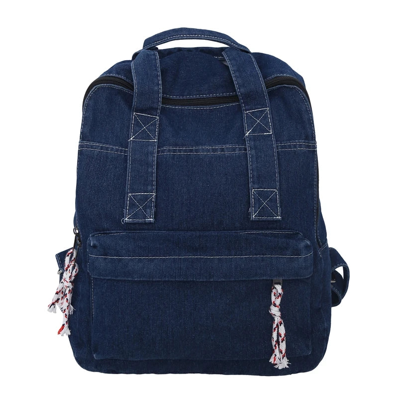 Denim Backpack Y2k