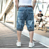 Denim Cargo Shorts for Men