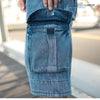 Denim Cargo Shorts for Men