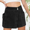 Denim Cargo Skort