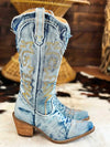 Denim Cowgirl Boots