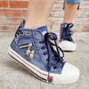 Denim High Top Sneakers