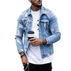 Denim Jacket Men Streetwear