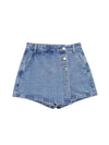 Denim Mini Skort