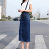 Denim Overall Midi Dress