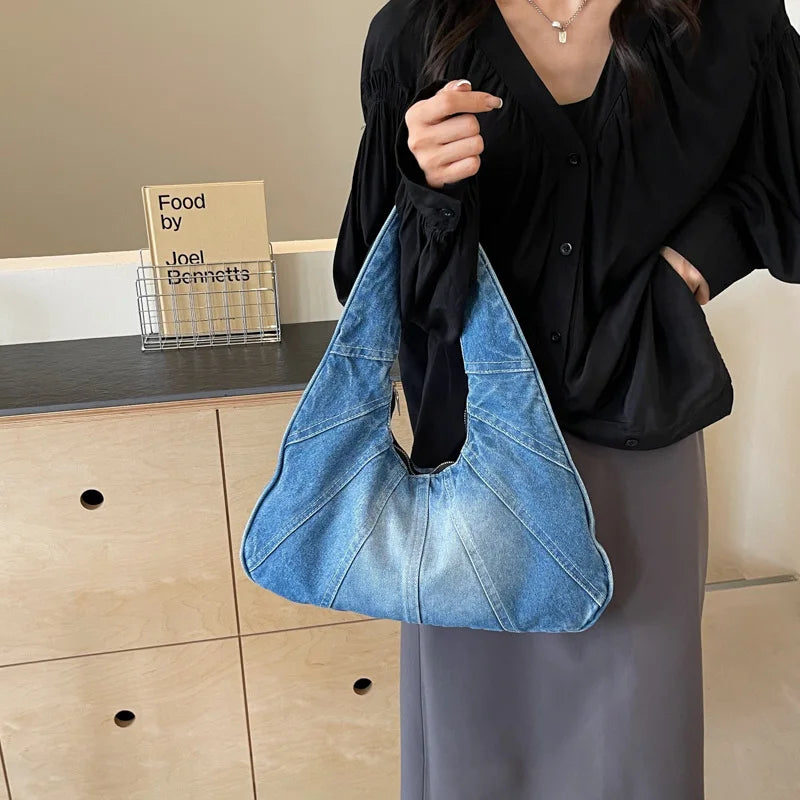 Denim Shoulder Handbags