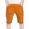 Destroyed Denim Shorts Men's