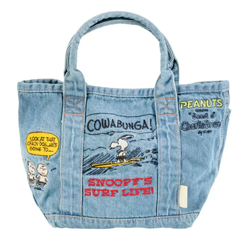 Embroidery Denim Handbag