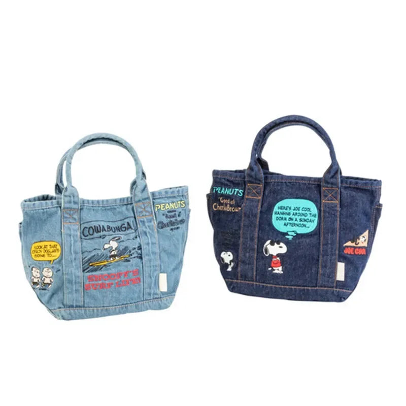 Embroidery Denim Handbag