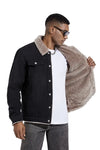 Fleece Lined Denim Jacket Mens