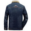 Fur Denim Jacket Mens