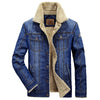 Fur Denim Jacket Mens