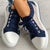 Lace Denim Sneakers