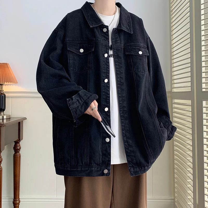 Oversized Denim Jacket Men