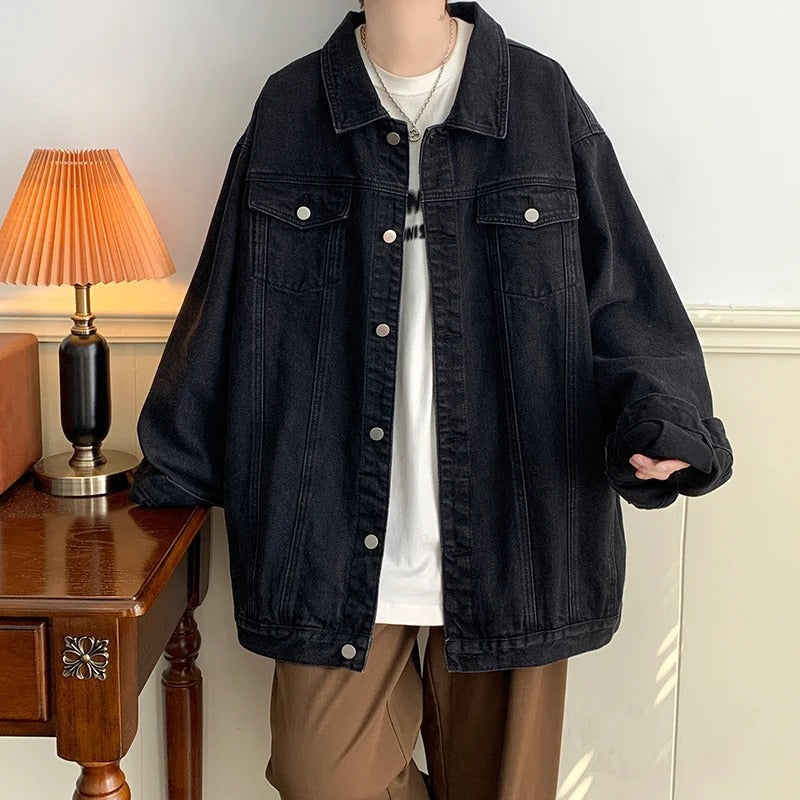 Oversized Denim Jacket Men