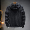 Mens Denim Jacket with Hood