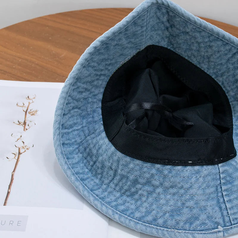 Mens Denim Bucket Hat