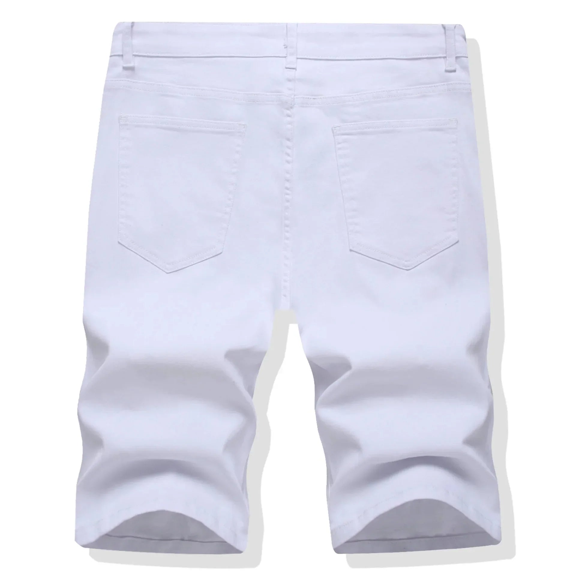 Mens Destroyed Denim Shorts