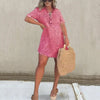 Pink Denim Dress Women