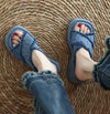 Platform Denim Sandals