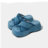 Platform Denim Sandals