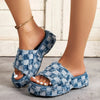 Platform Sandals Denim