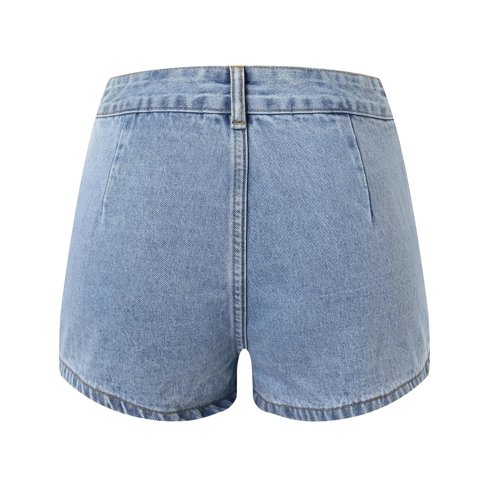 Rhinestone Denim Skort