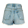 Rhinestone Fringe Denim Shorts