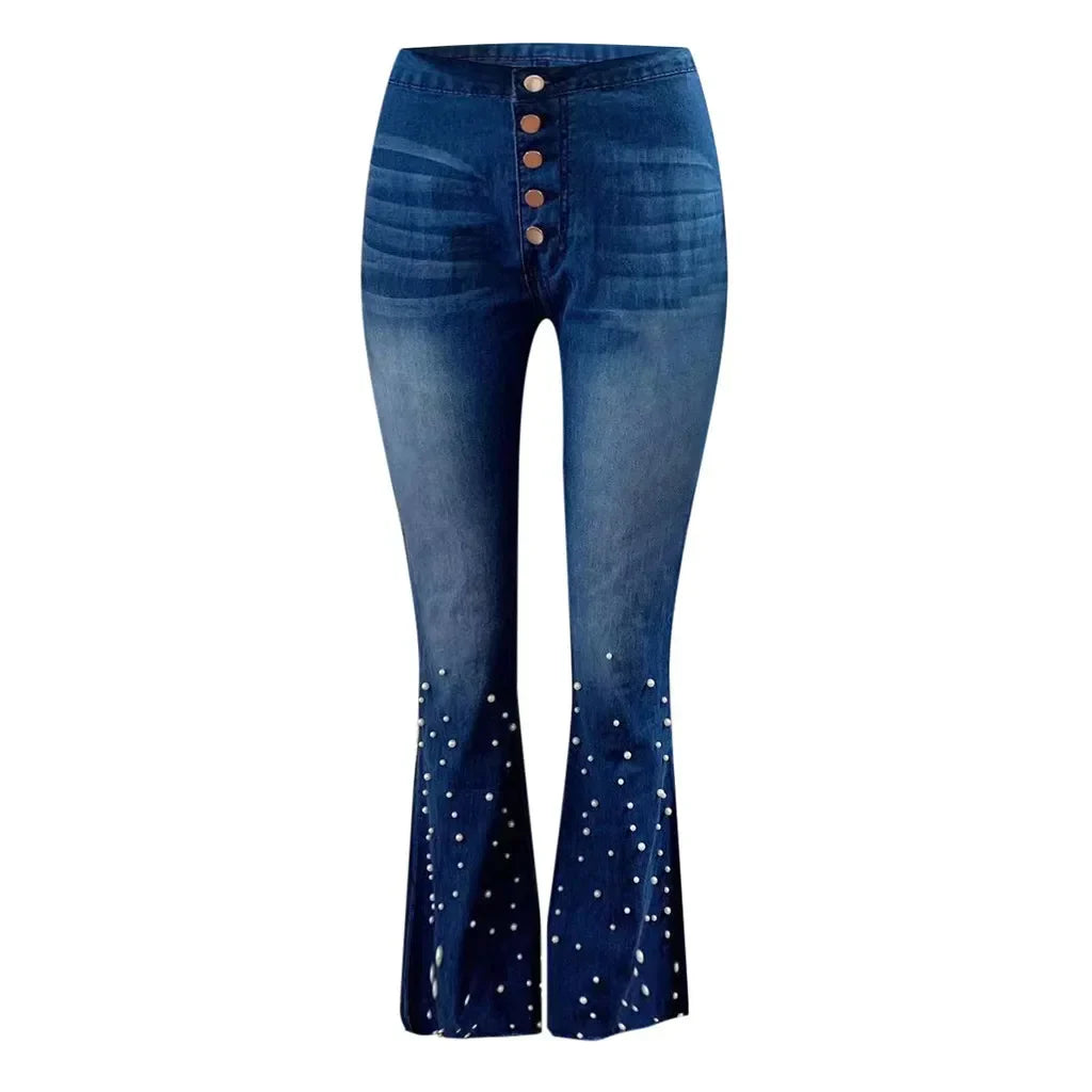Rhinestone Jeans Flare