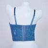 Stars Denim Corset Top