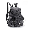 Womens Denim Backpack