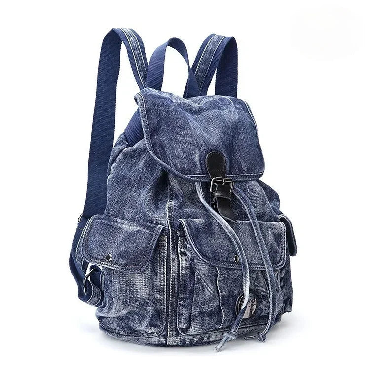 Womens Denim Backpack
