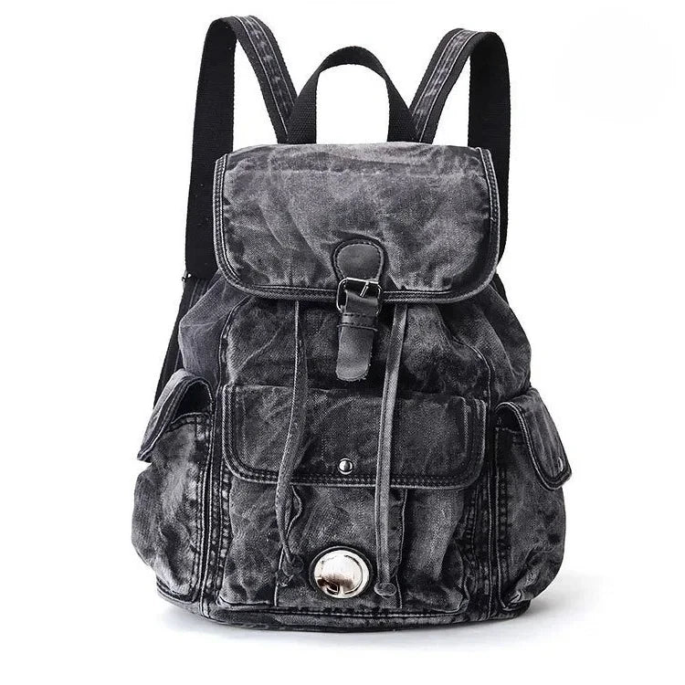 Womens Denim Backpack