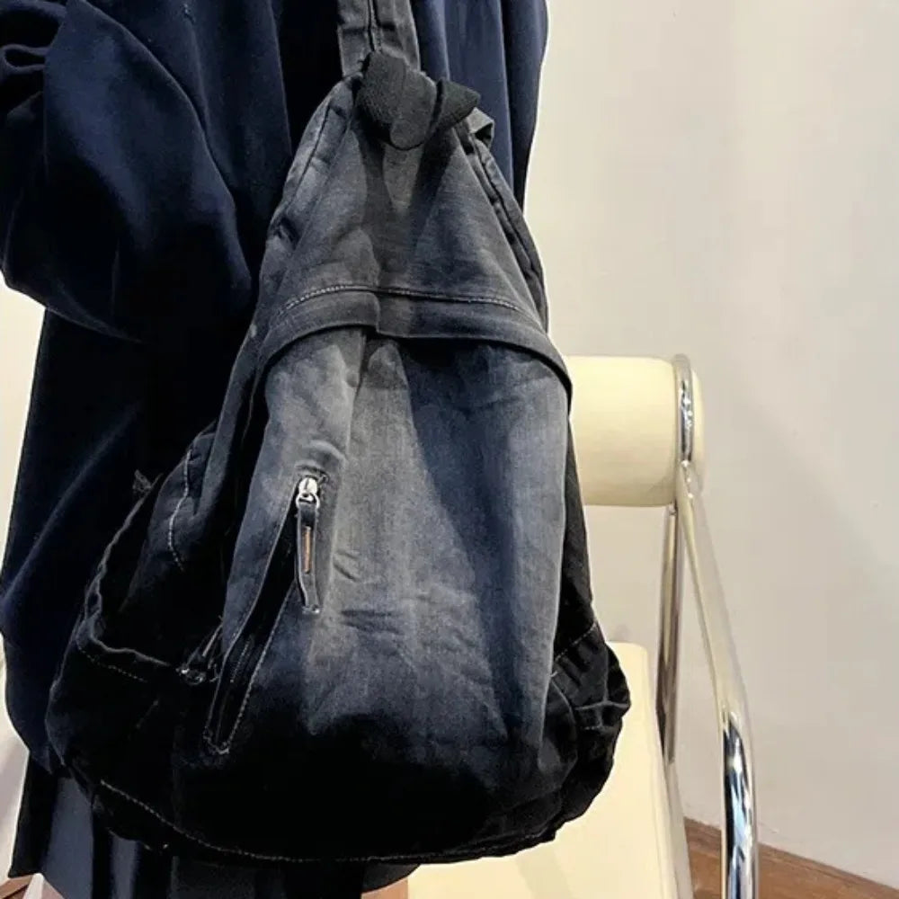 Y2k Denim Backpack