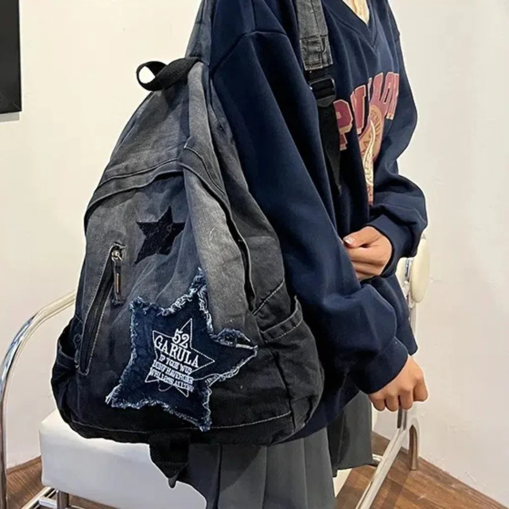 Y2k Denim Backpack
