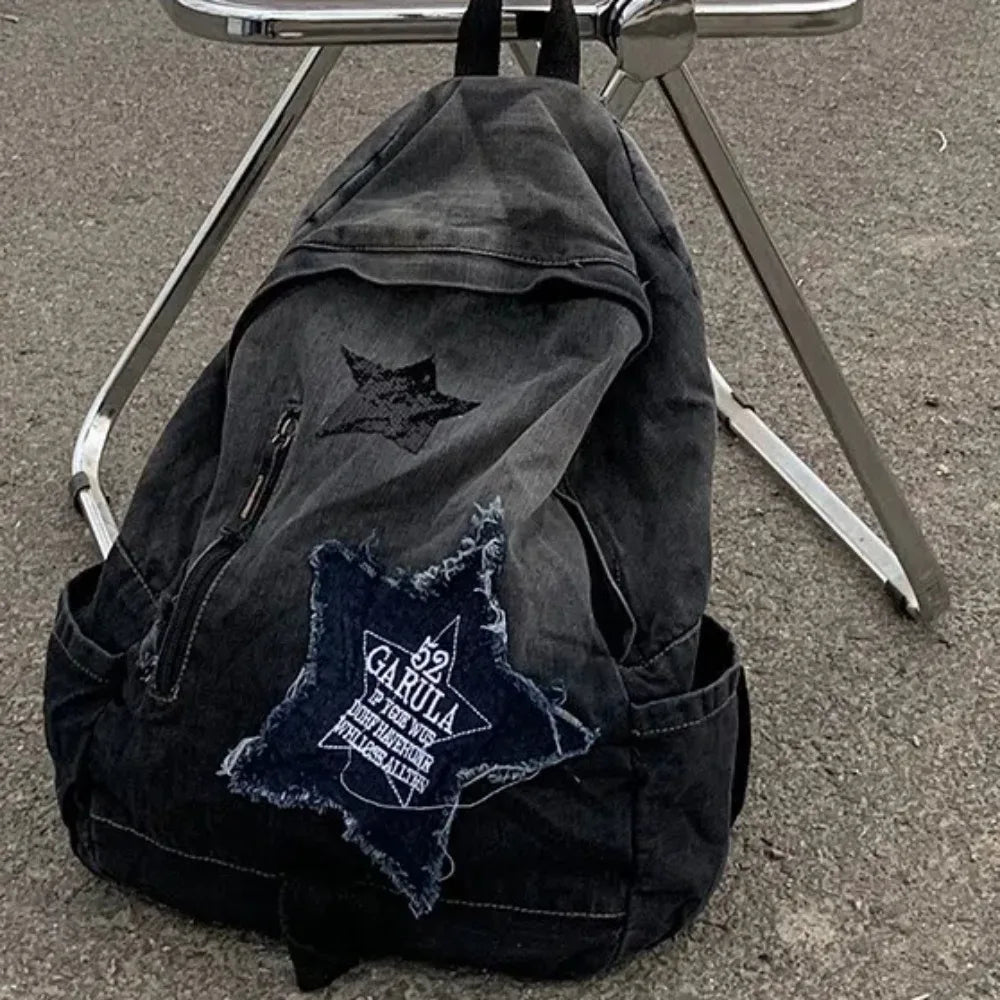 Y2k Denim Backpack