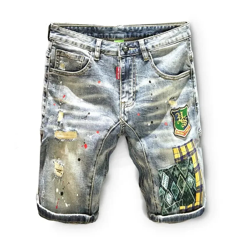 Y2k Mens Denim Shorts